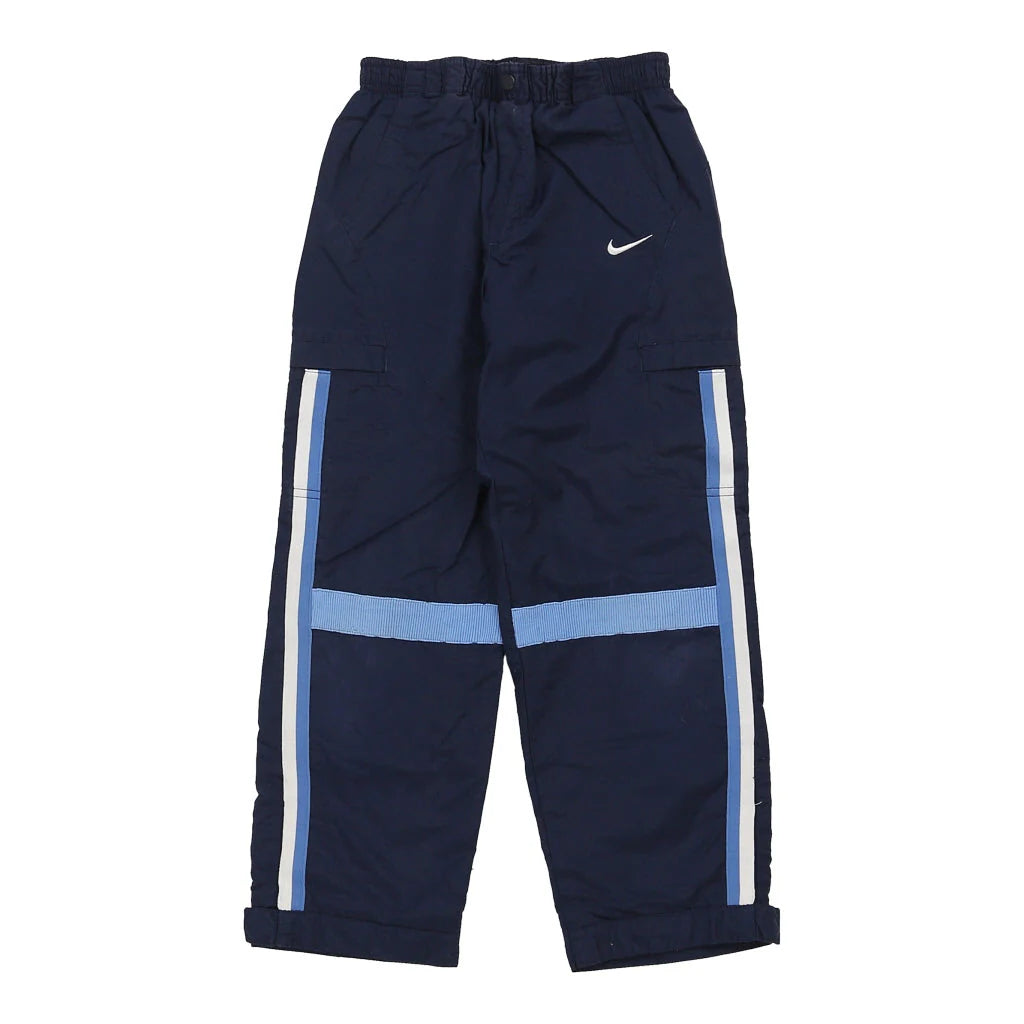 Spellout Tracksuit - Large Navy Polyester
