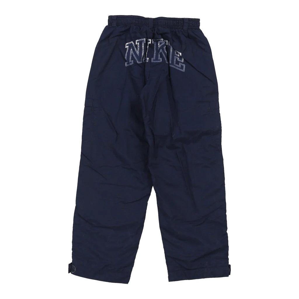 Spellout Tracksuit - Large Navy Polyester