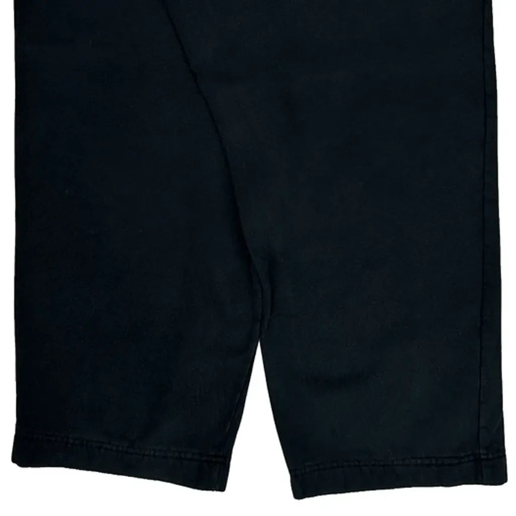 Baggy Joggers - Large Black Cotton