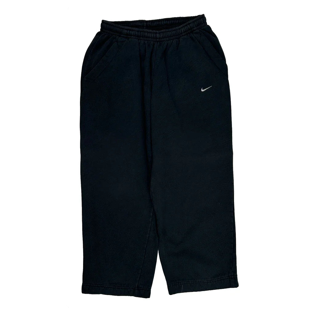 Baggy Joggers - Large Black Cotton