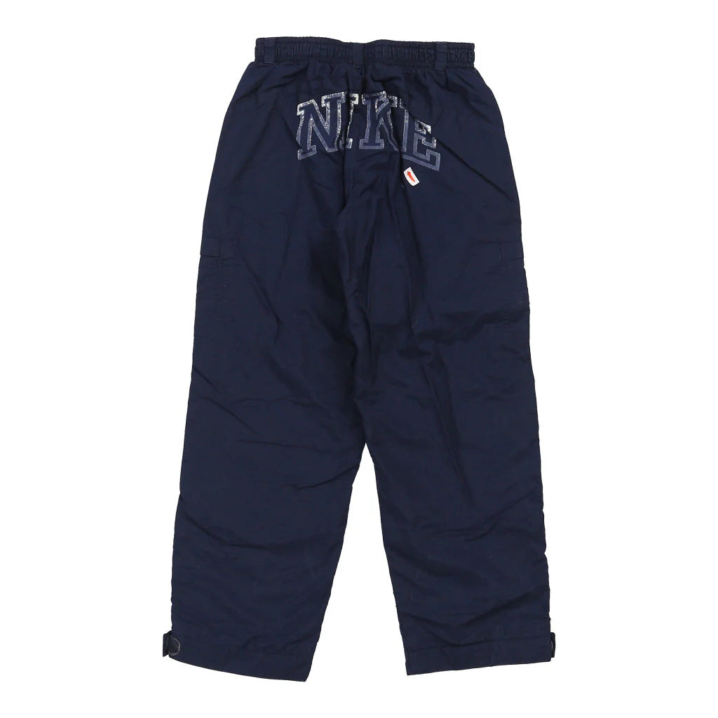 Spellout Tracksuit - Large Navy Polyester