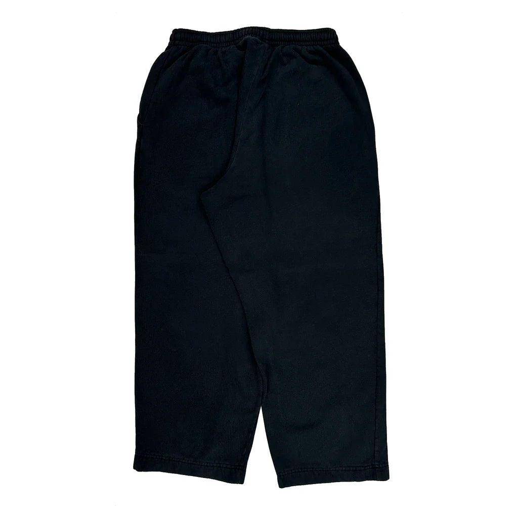 Baggy Joggers - Large Black Cotton